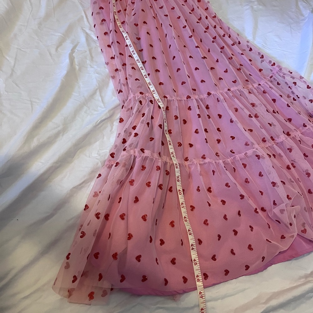 NWT Betsey Johnson Pink Heart Dress - Picture 9 of 12